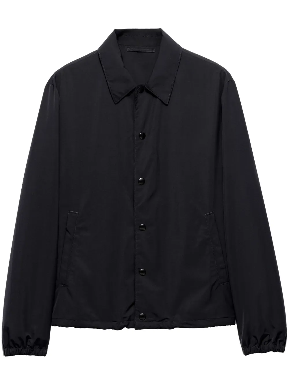Prada Wollen shirtjack Zwart