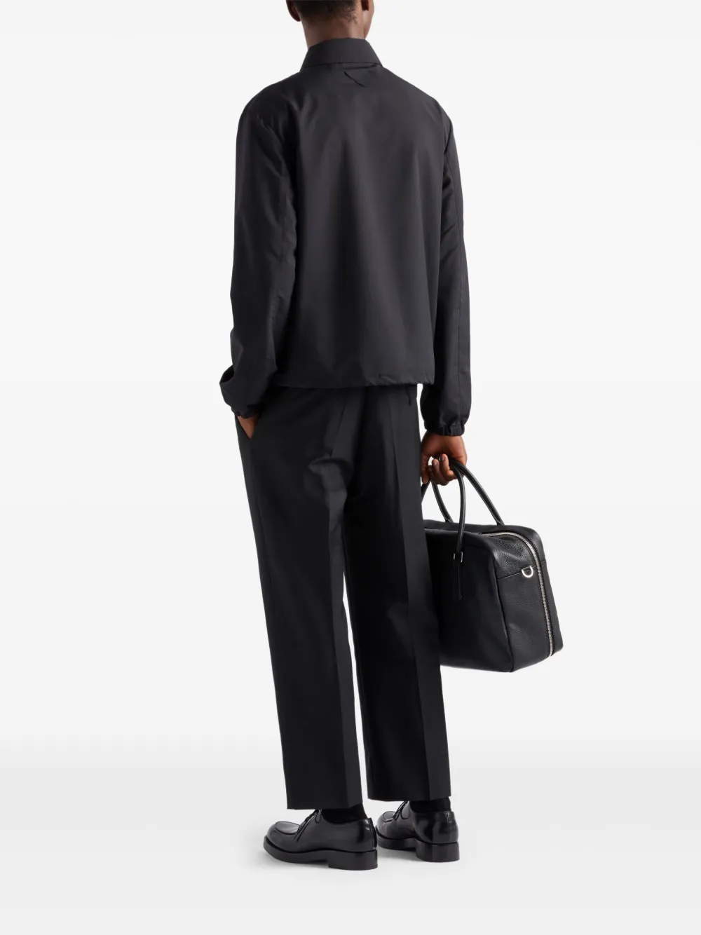 Prada Wollen shirtjack Zwart
