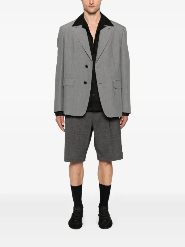 【PRADA】Cotton and linen chambray shirt シャツ 長袖 生成 Cotton and linen chambray shirt in beige - Prada | Mytheresa