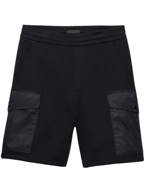 Short en coton à poches cargo - Prada - Modalova