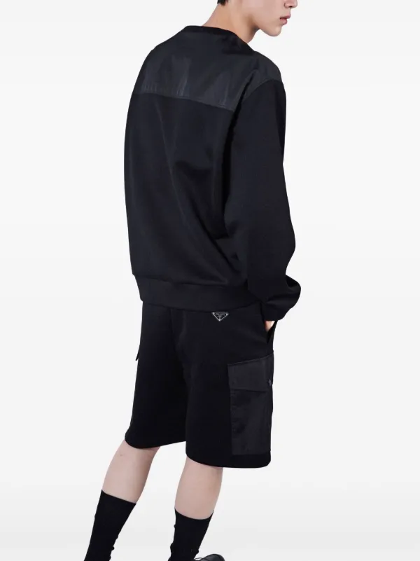 Prada Cotton Cargo Shorts | Black | FARFETCH