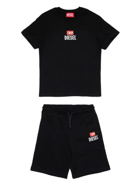 Diesel Kids logo t-shirt and bermuda shorts set