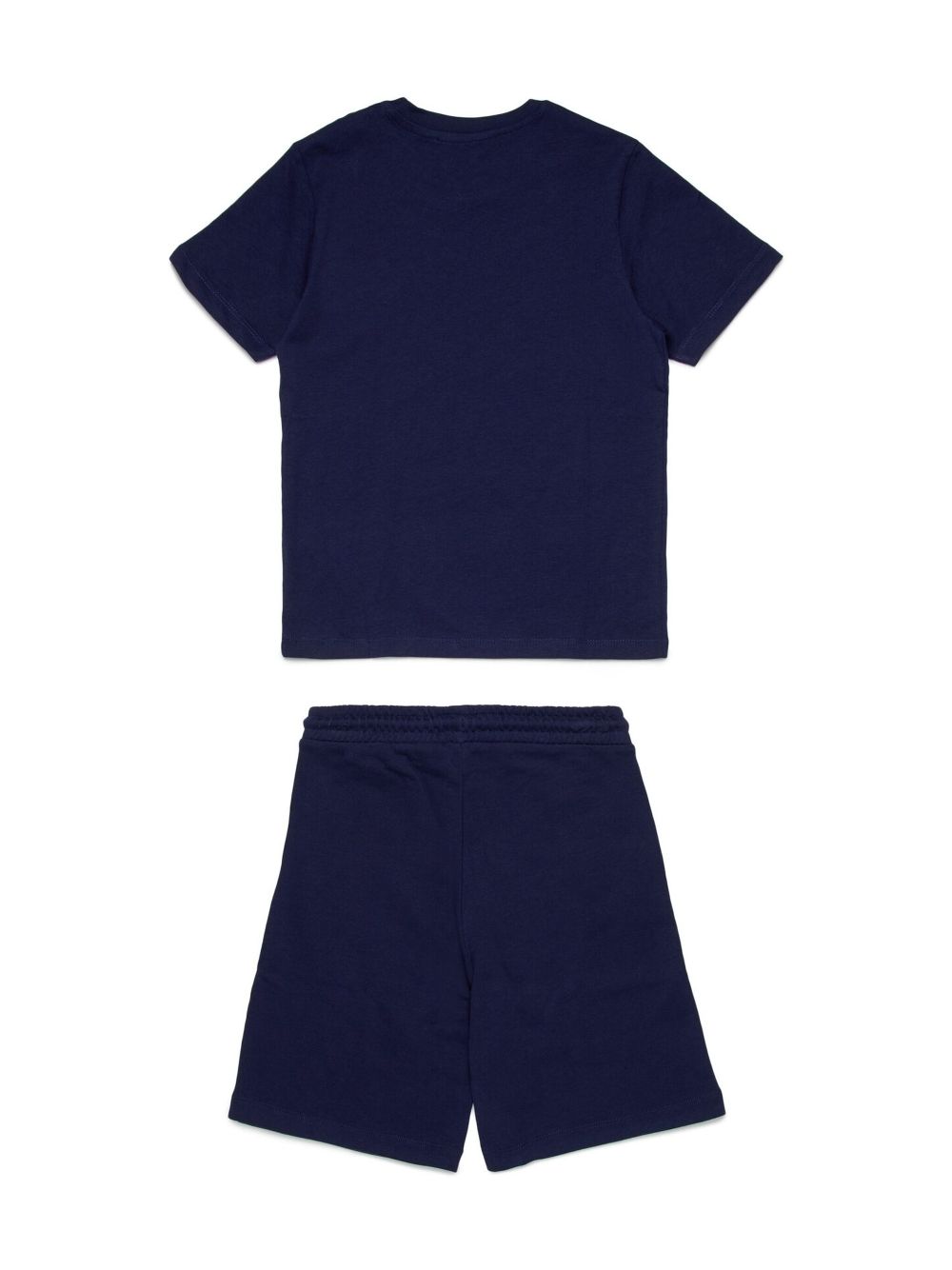 Diesel Kids logo t-shirt and bermuda shorts set - Blauw