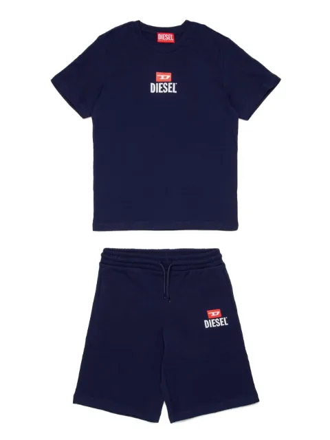 Diesel Kids logo t-shirt and bermuda shorts set