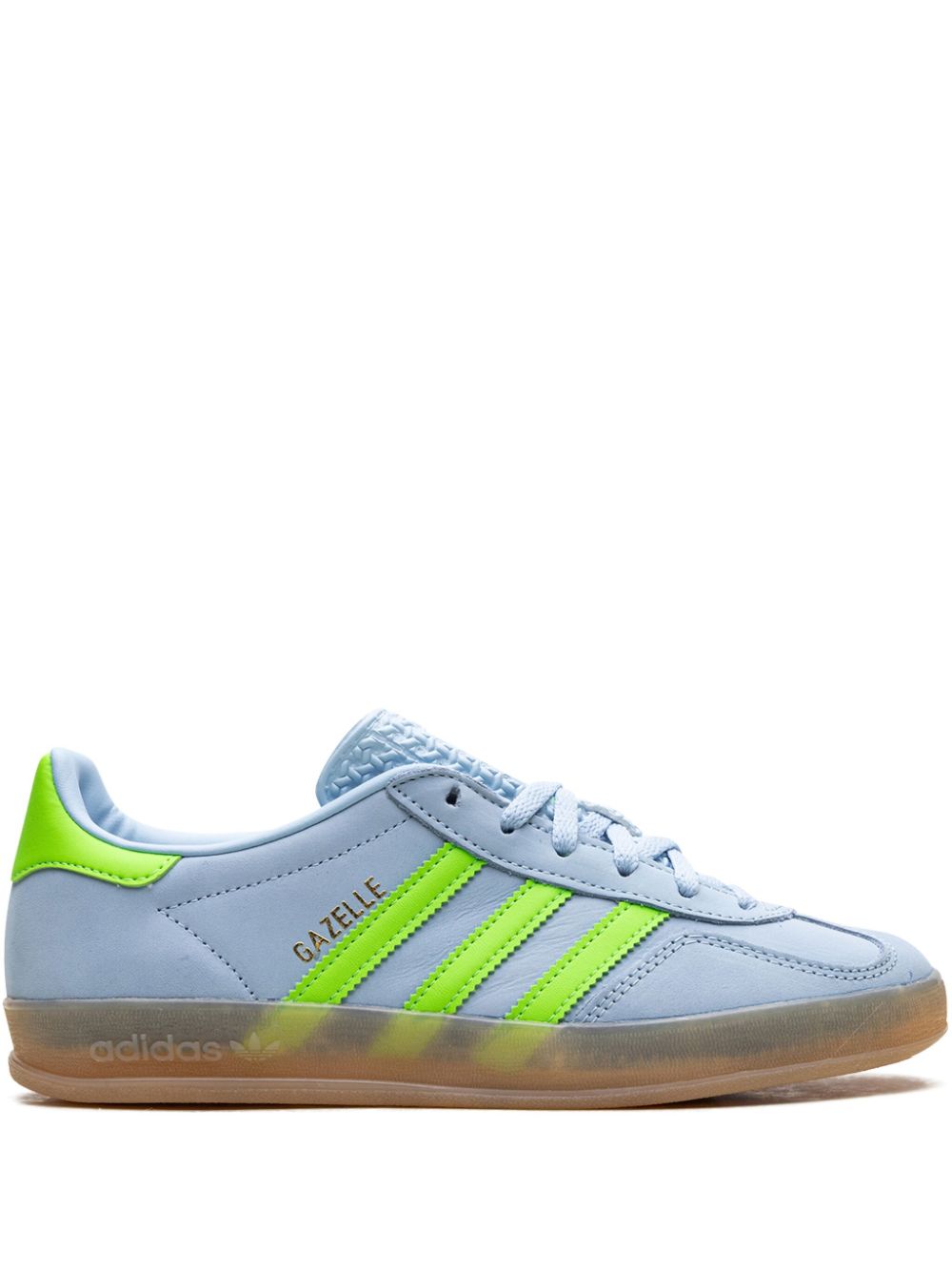 Adidas Gazelle Indoor "Clear Sky Solar Green" sneakers Blue