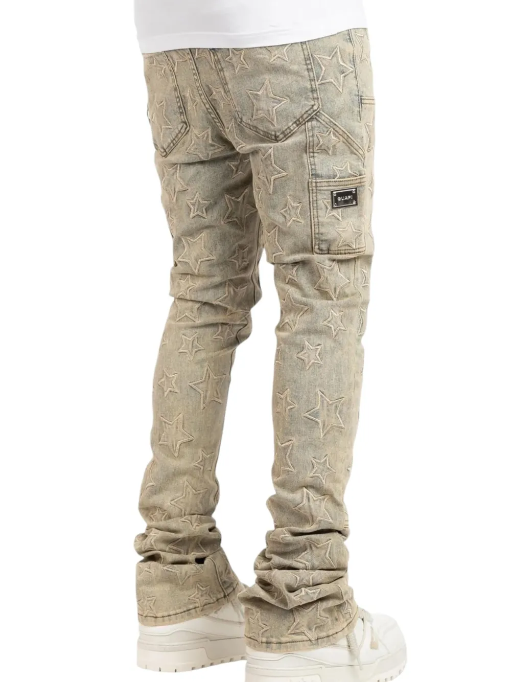 Guapi Vintage Stars Jeans In Neutrals