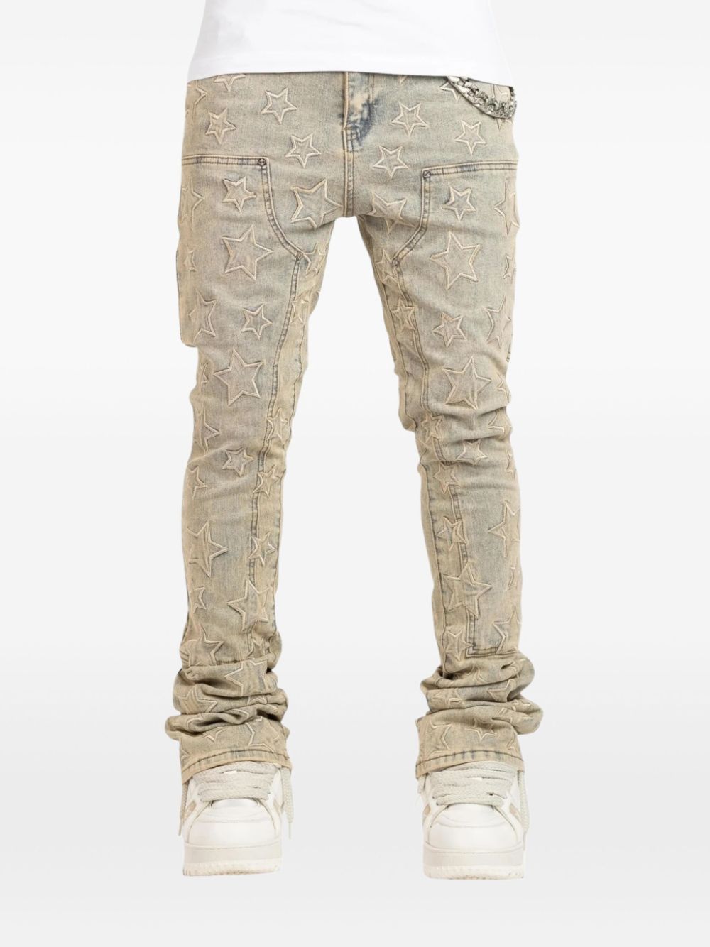 GUAPI Vintage Stars jeans - Neutrals