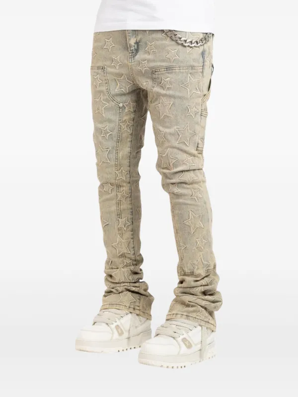 GUAPI Vintage Stars Jeans | Neutrals | FARFETCH