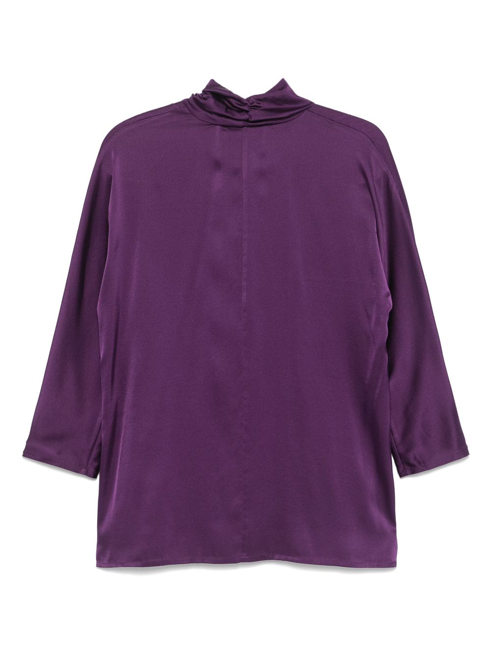 jucca approved pussy-bow-collar blouse - Purple