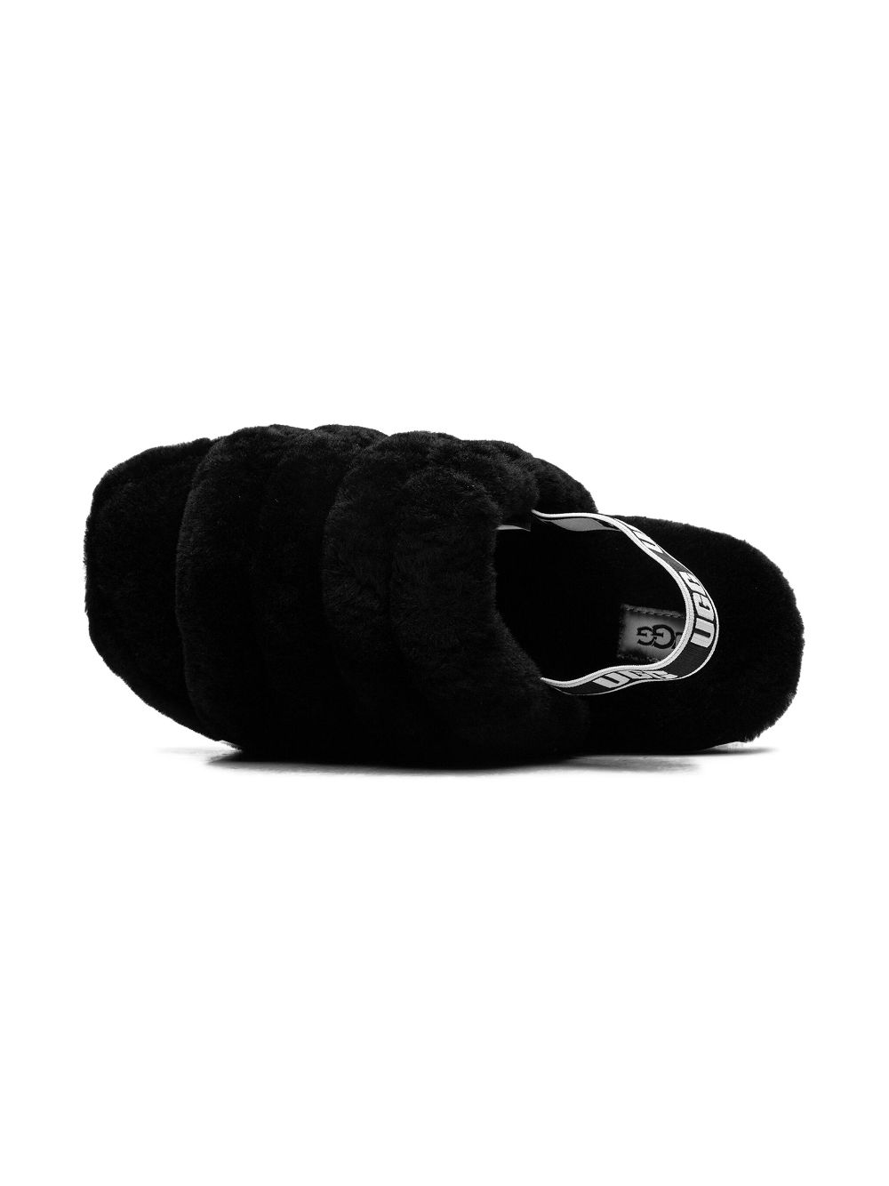 UGG Kids Fluff Yeah "Black" slides