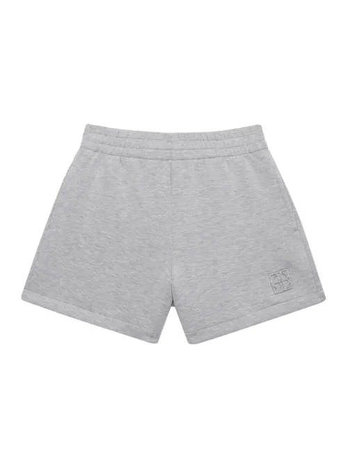ANINE BING short à logo - Gris - ANINE BING - Modalova