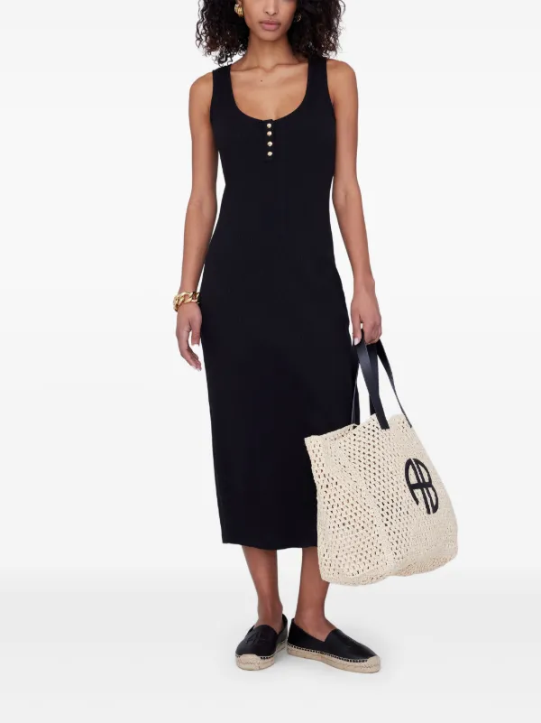 anine bing black dress Self-Portrait