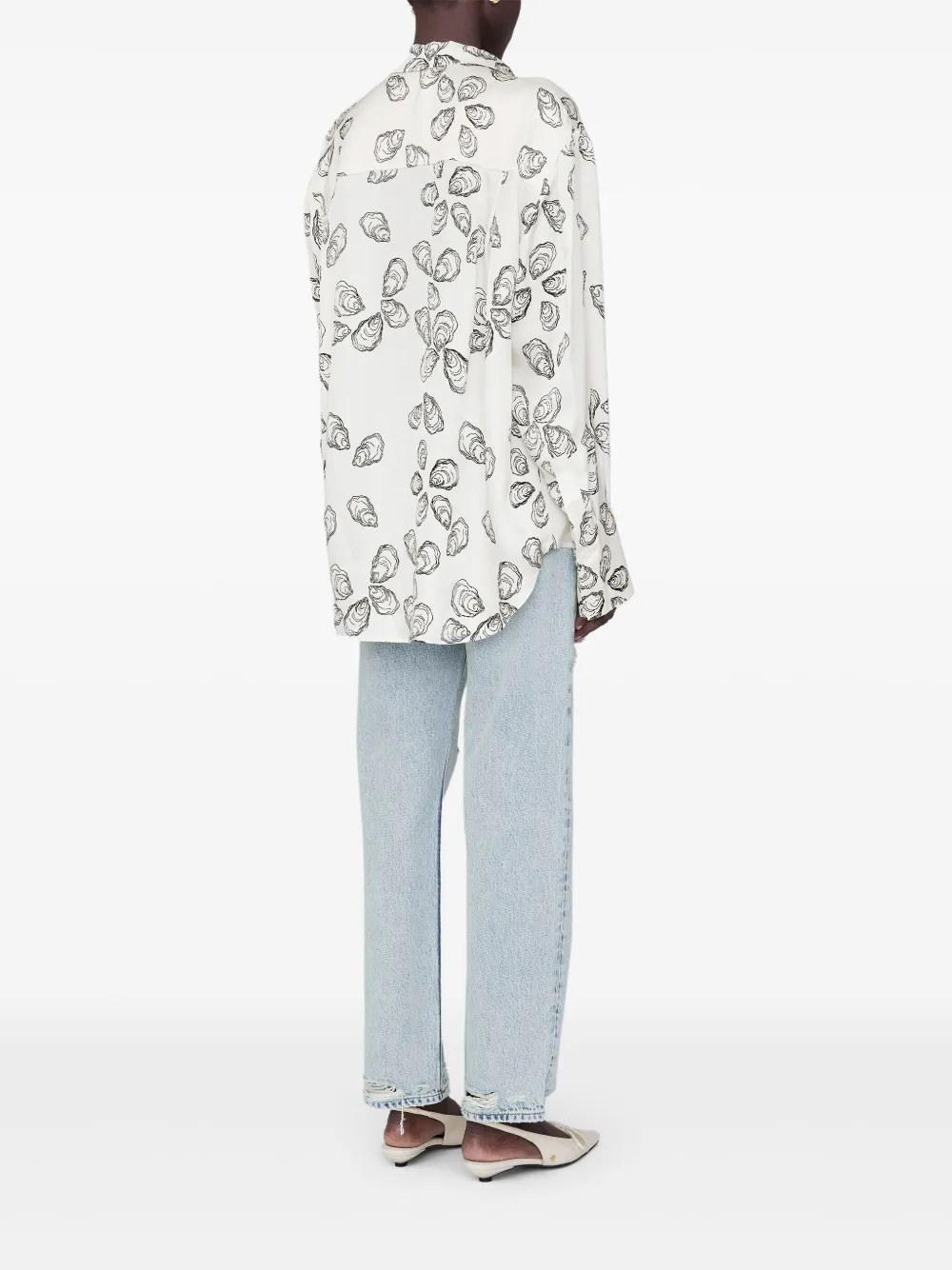 ANINE BING Avalon blouse Wit