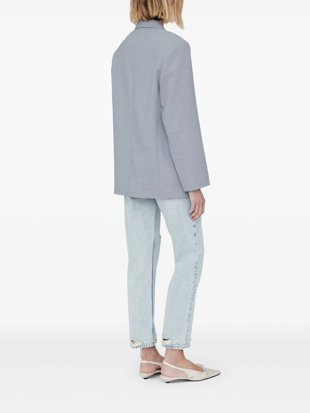 ANINE BING SINGLE-BREASTED BLAZER