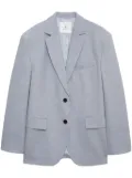 ANINE BING single-breasted blazer - Blue