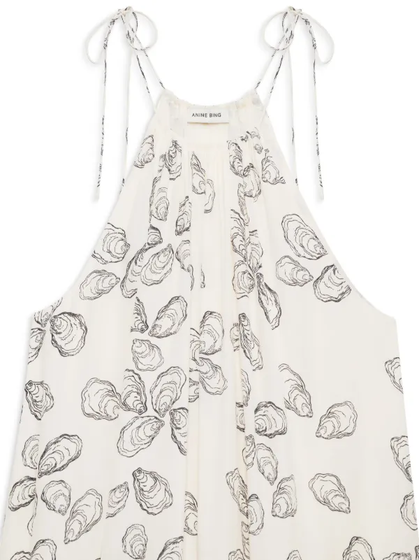ANINE BING Santana ドレス | ホワイト | FARFETCH JP