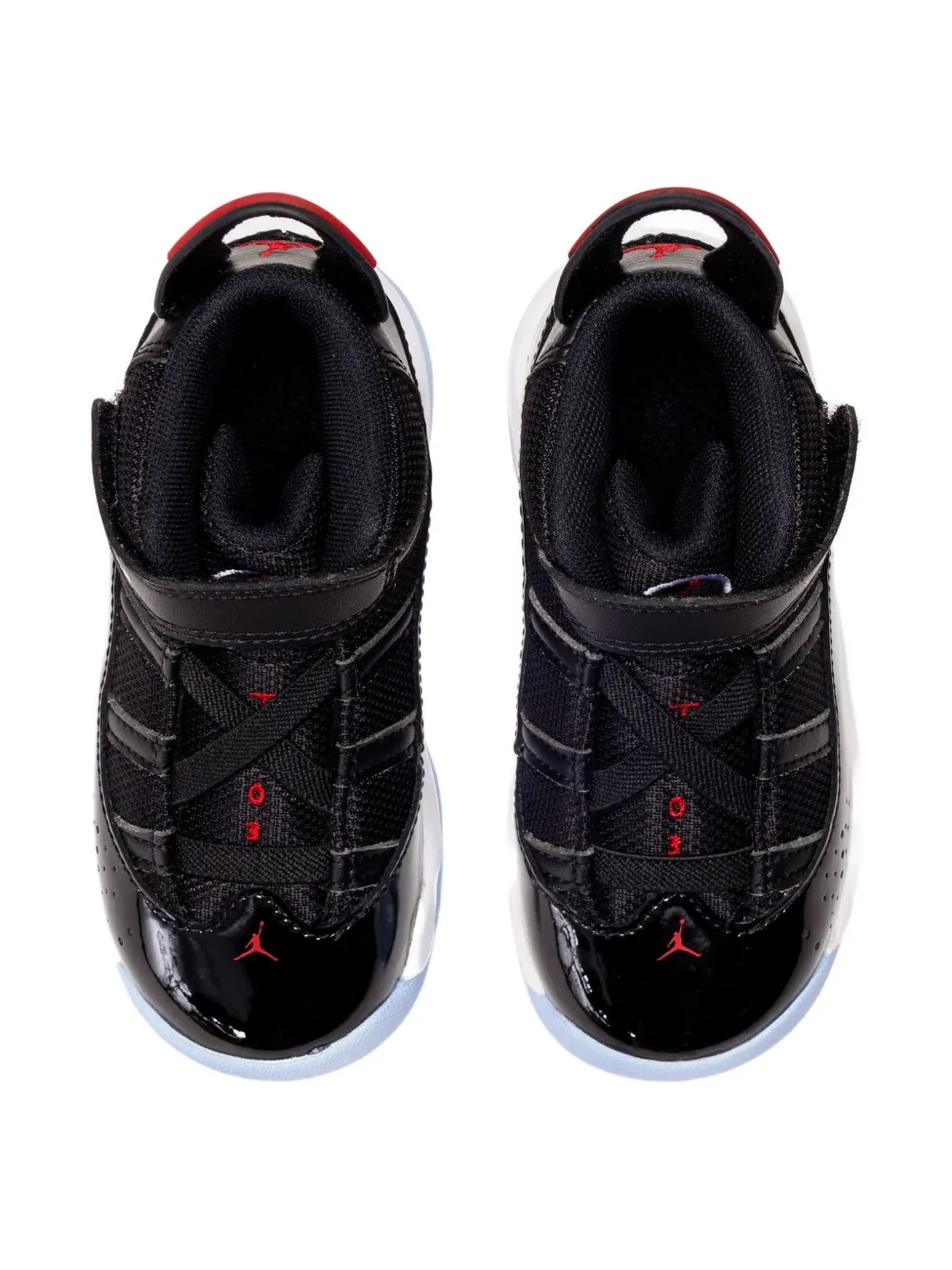 Jordan Kids 6 Rings "Black Gym Red" sneakers