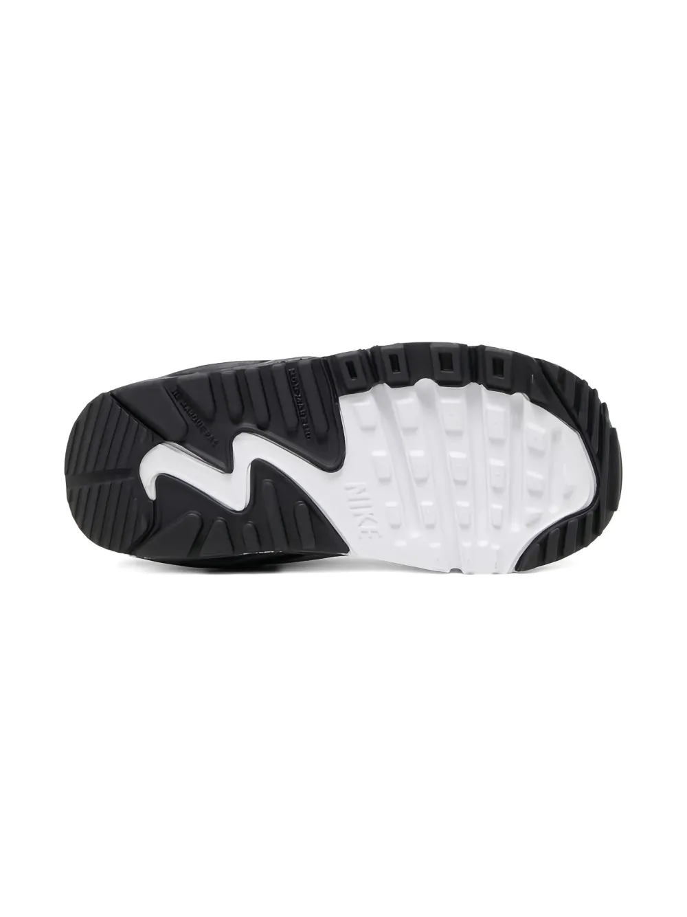 Nike Kids Air Max 90 leather sneakers Grey