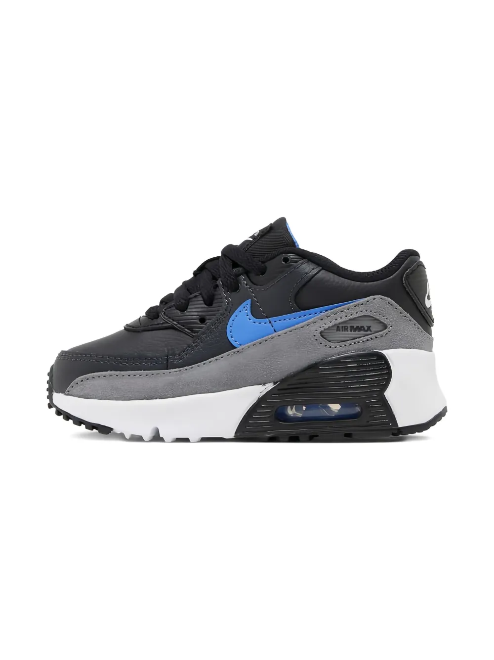 Nike Air Max 90 Leather Sneakers In Gray