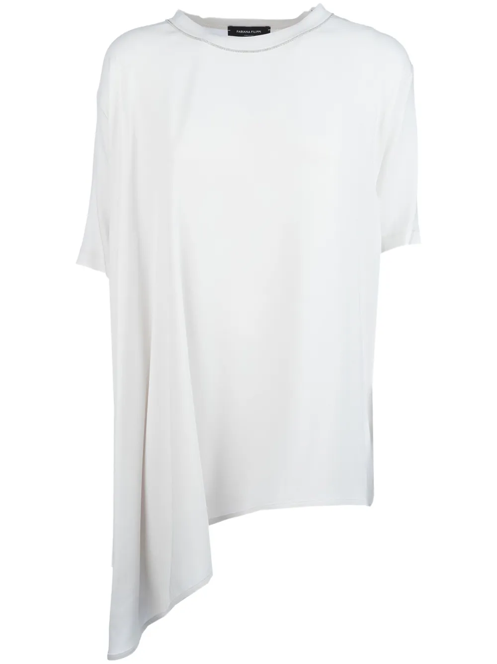 Fabiana Filippi Asymmetrisch T-shirt Wit