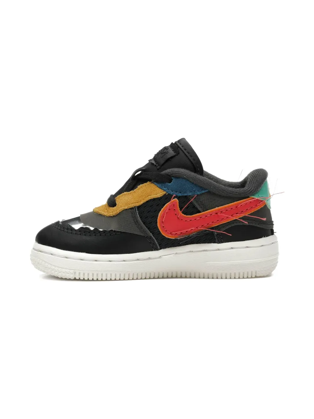 Nike Kids Air Force 1 Low TD "BHM" sneakers Black