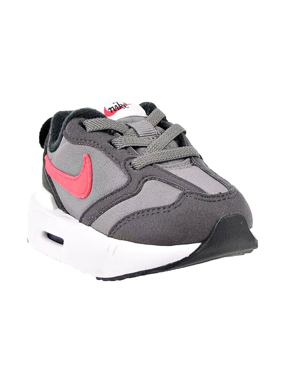 Nike Kids Air Max Dawn "Flat Pewter Siren Red" sneakers Grey