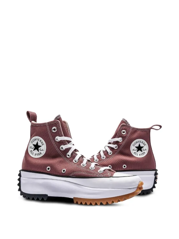 Converse Run Star Hike Cuir Converse Run Star Hike Platform High 'Dark Root Egret' A03742C