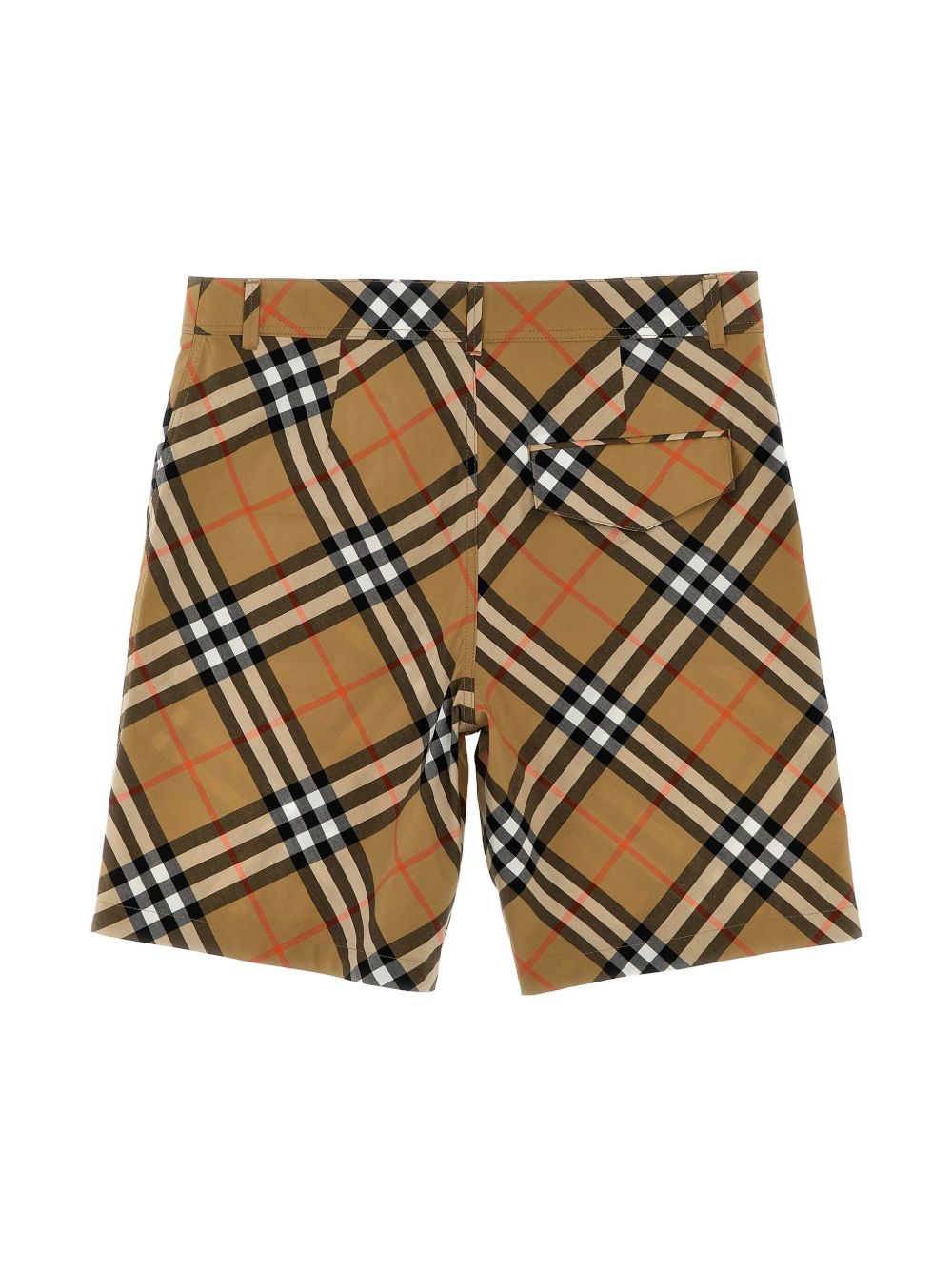 Burberry Kids checked bermuda shorts - Bruin