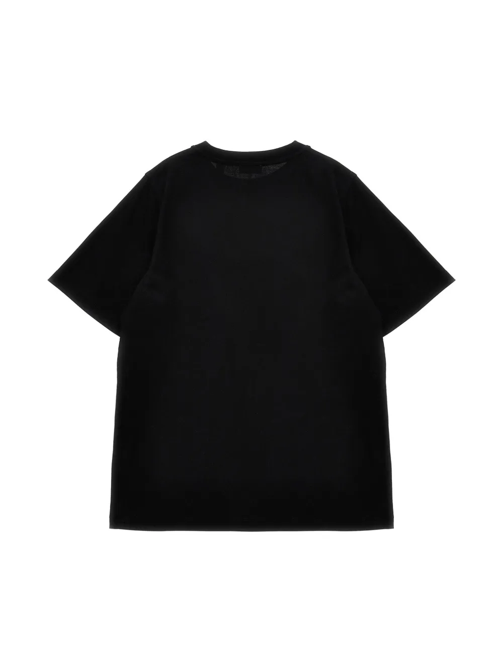 Burberry Kids cotton T-shirt - Zwart