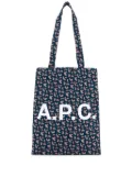 A.P.C. Lou tote bag - Blue