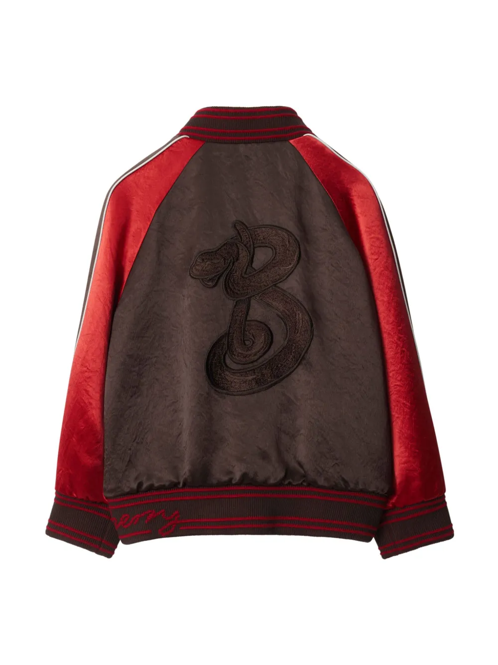 Burberry Kids B Snake bomber jacket | Boys Bomber Jackets | Image 2