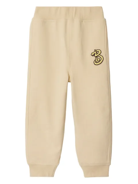 Burberry Kids pants con pretina elástica
