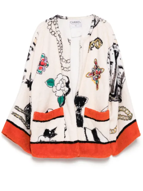 CHANEL Pre-Owned 1994 Bathrobe Style coat gown