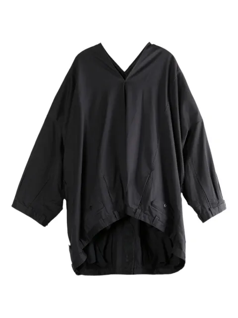 Balenciaga v-neck gathered mini dress