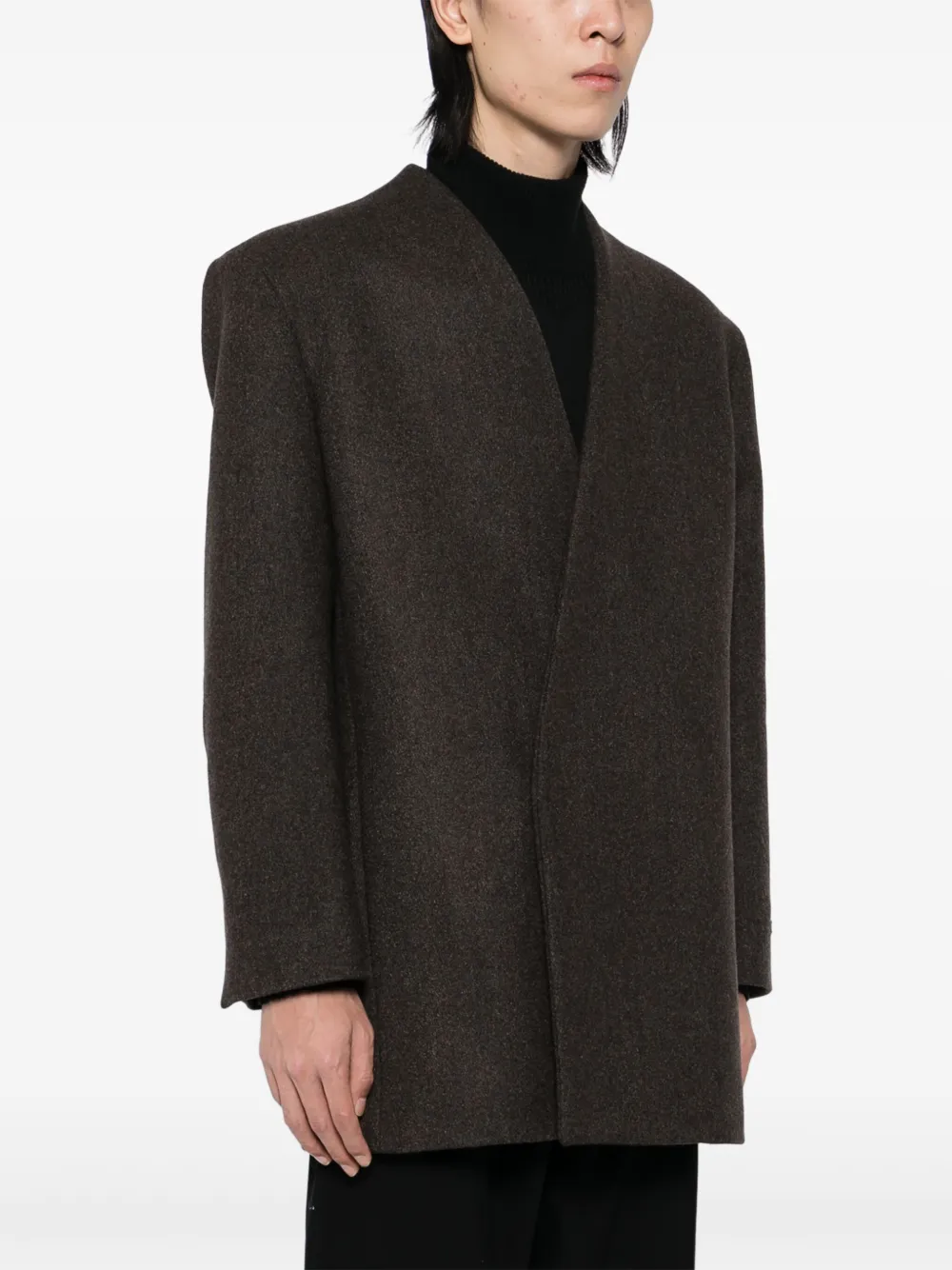Fear Of God Blazer met dubbele rij knopen Bruin