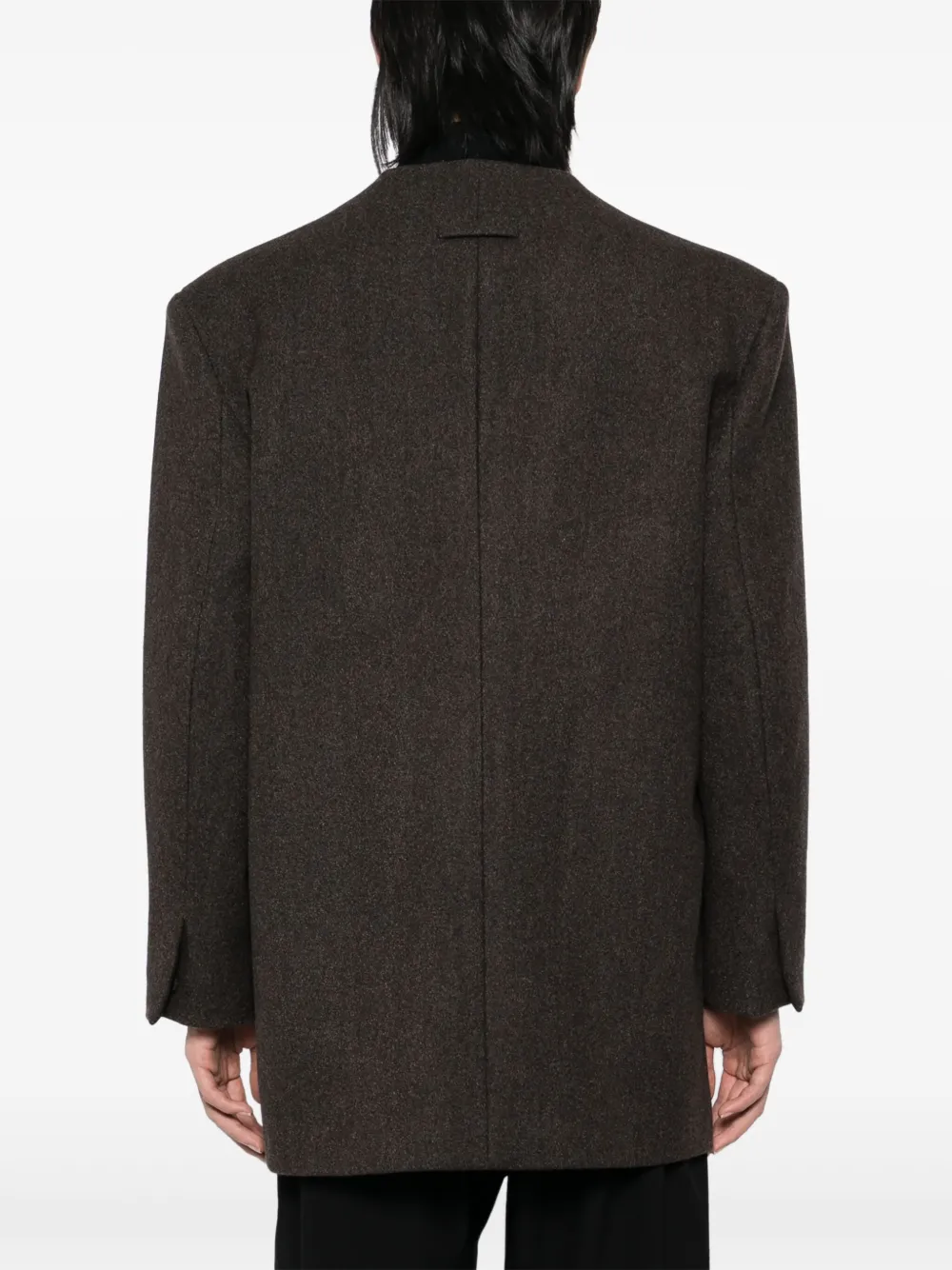 Fear Of God Blazer met dubbele rij knopen Bruin