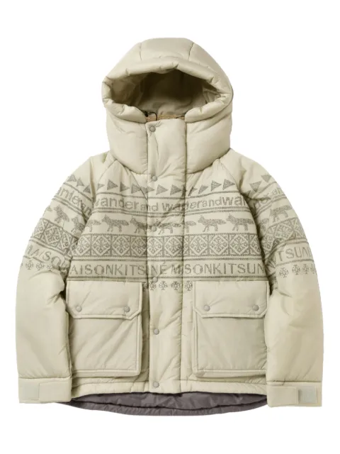 and Wander x Maison Kitsuné 填充夹克