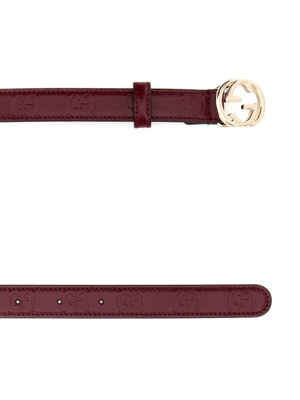 Gucci Riem met logo - Rood