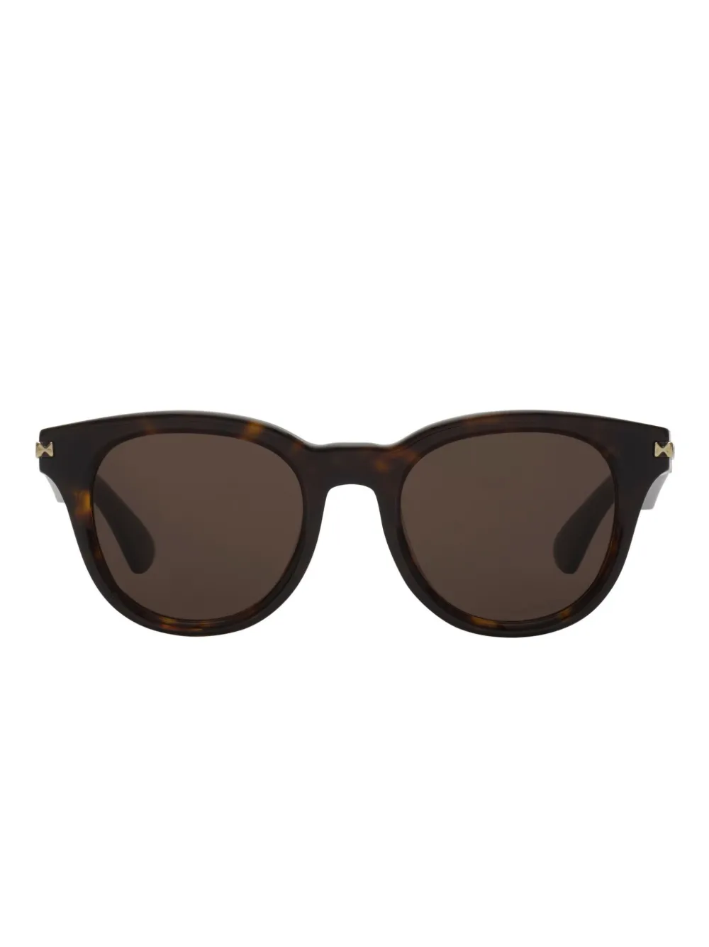 Burberry Logo Bar Round sunglasses - Marrone