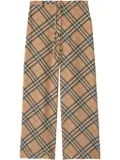 Burberry checked pajama trousers - Neutrals