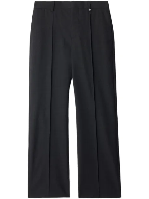 Burberry pleated straight-leg trousers 