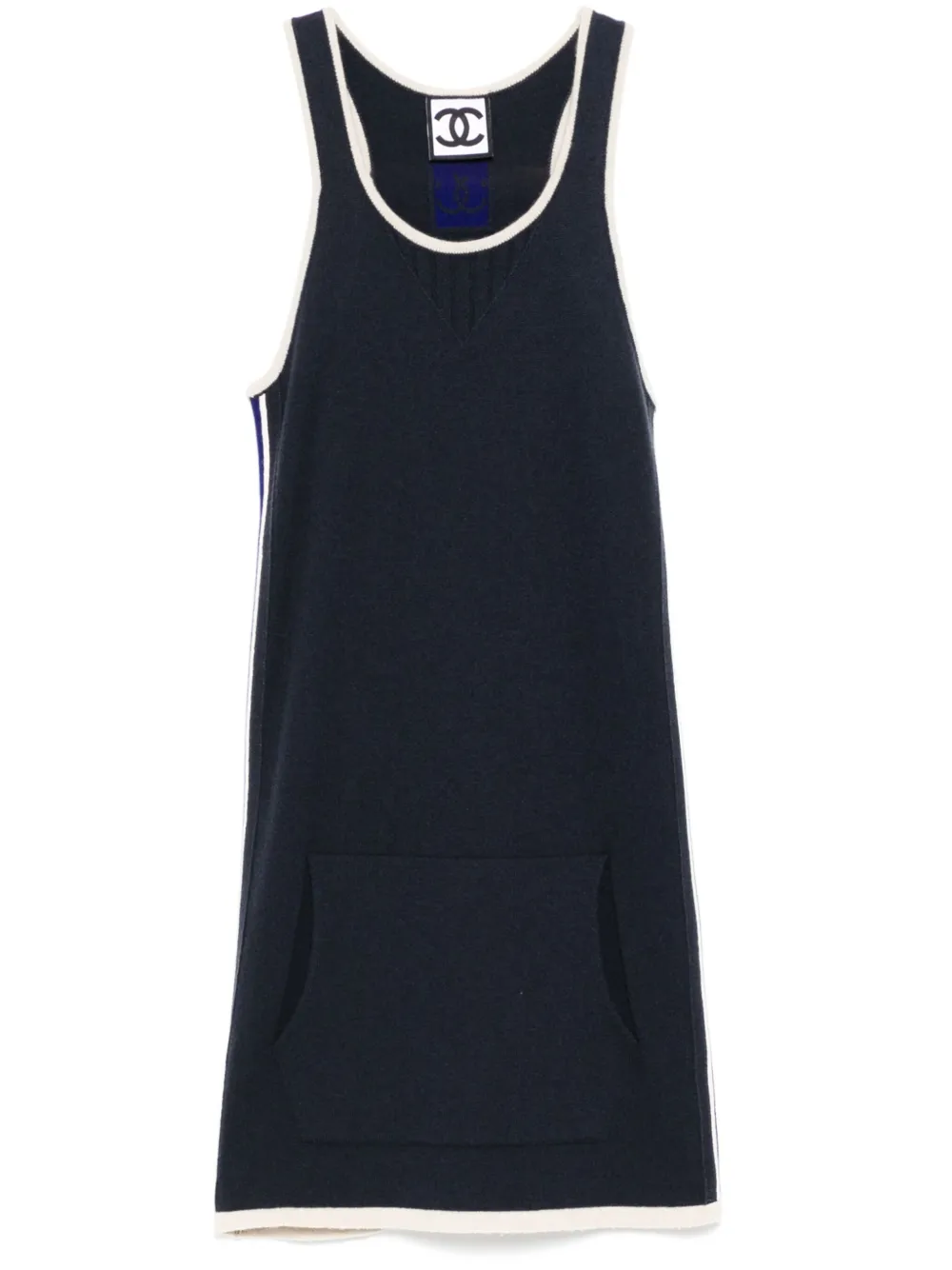 CHANEL Pre-Owned 2009 sleeveless dress | Blue | Image 1