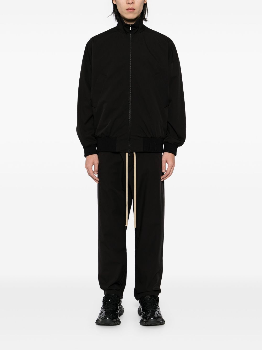 Fear Of God Trainingsjack met hoge hals - Zwart