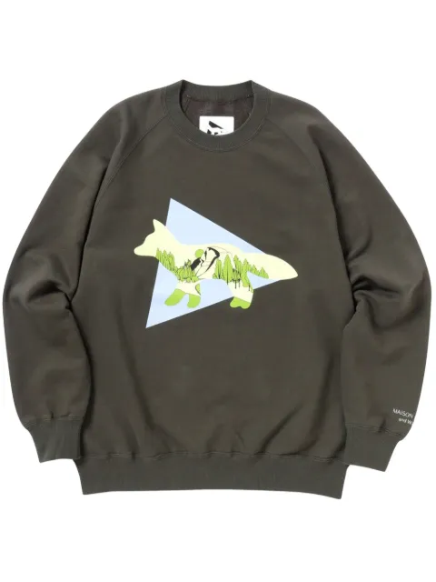 and Wander x Maison Kitsuné 卫衣