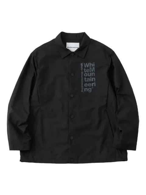 White Mountaineering 斜纹布编织夹克