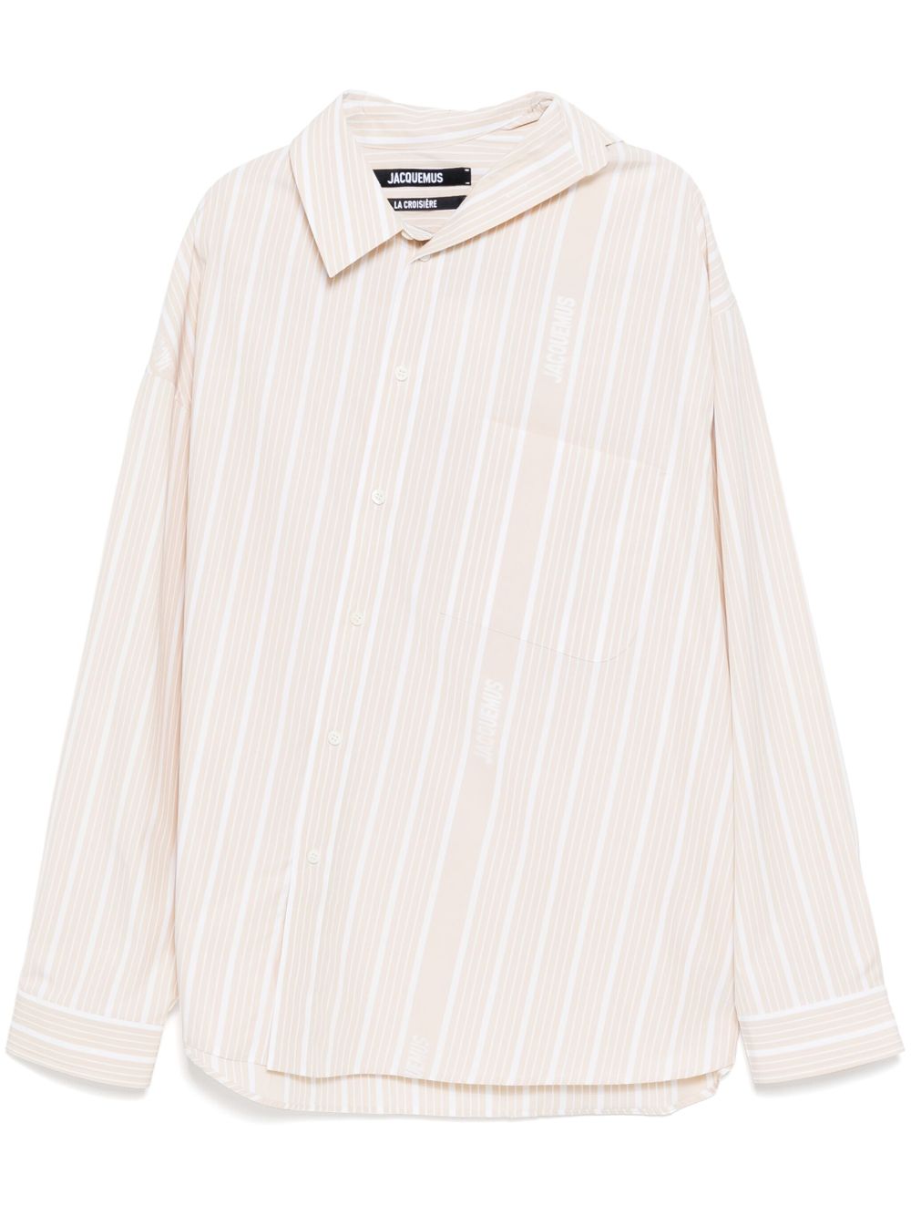 Jacquemus business big logo shirt - Brown