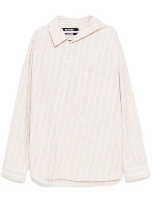 Jacquemus chemise à logo - Marron - Jacquemus - Modalova