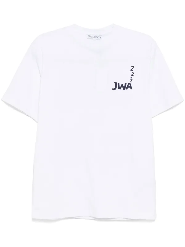 JW Anderson JWA Back Print T-shirt in White
