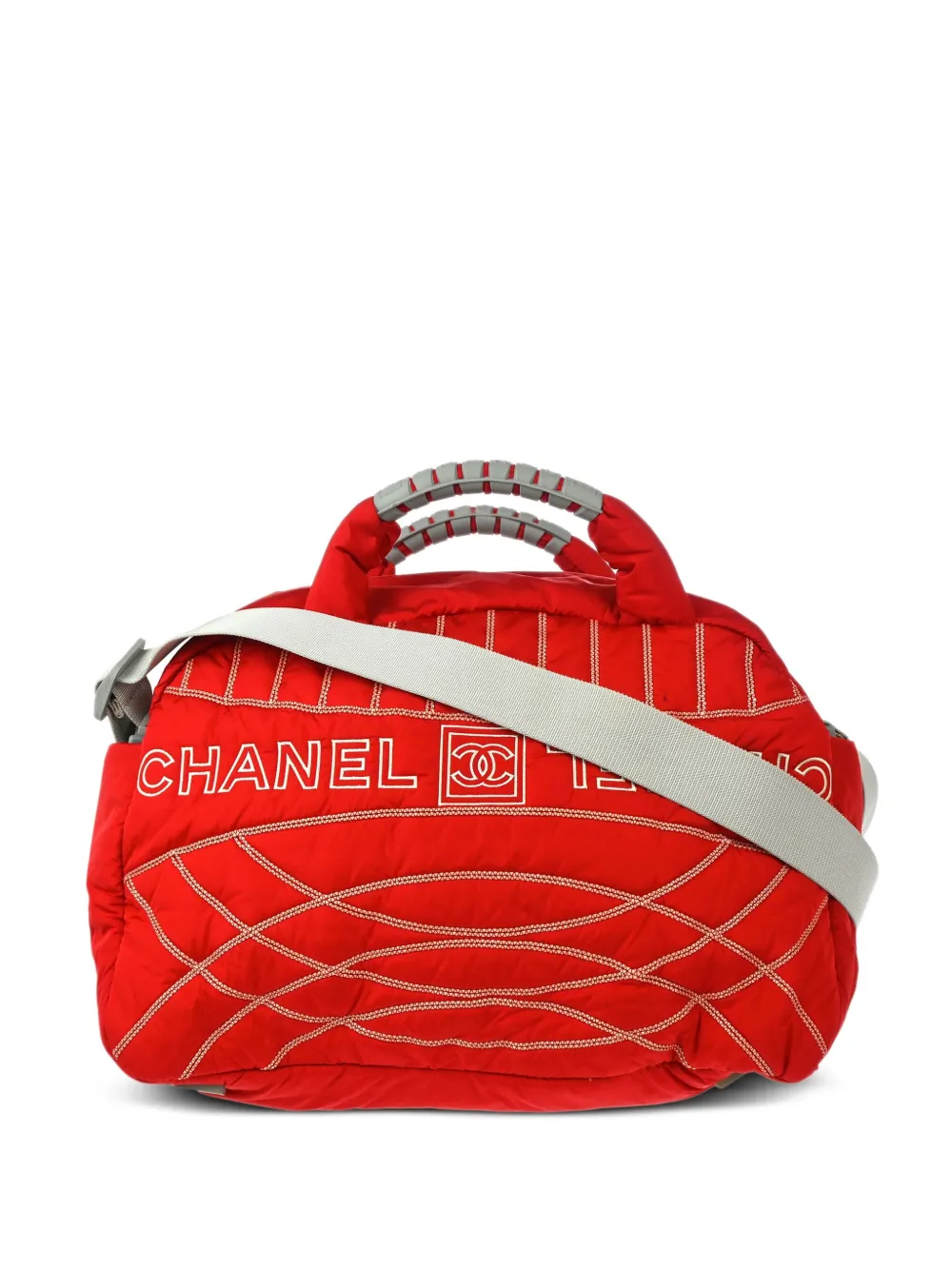CHANEL Pre-Owned 2006 スポーツライン 2wayハンドバッグ - レッド CHANEL Pre-Owned 2006 スポーツライン 2wayハンドバッグ - レッド