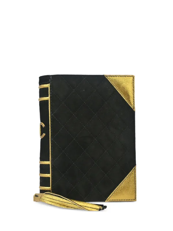Chanel Pre-owned 2005 Book Clutch Bag in Black